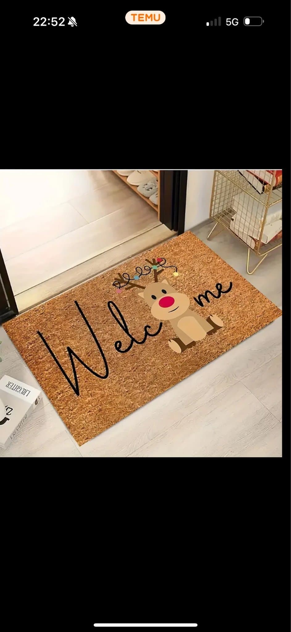 Dörrmatta Julmotiv 50*80CM