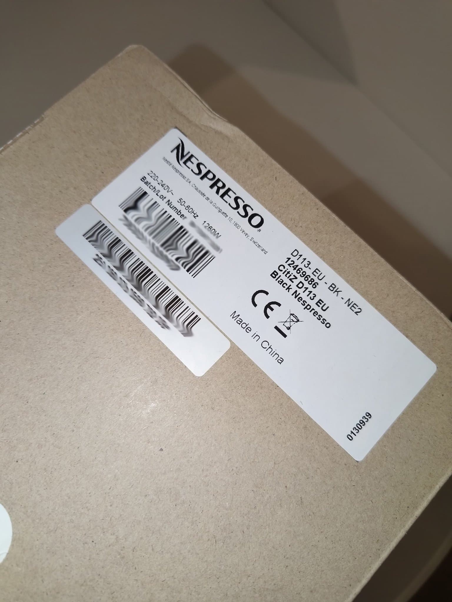 Nespresso Citiz Coffee Machine