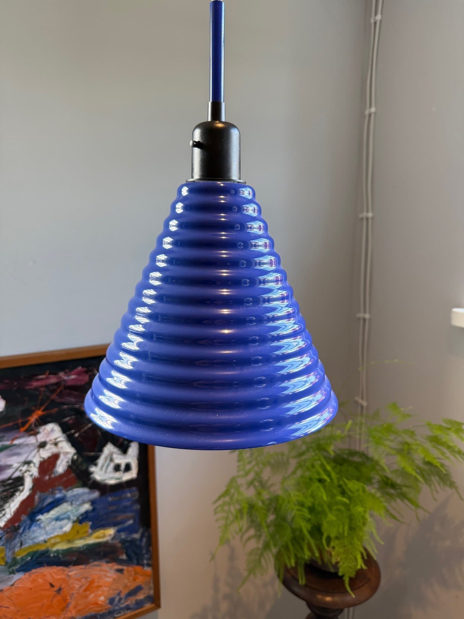 ” Färgstark”, Taklampa, Vintage Ikea, 80-tal