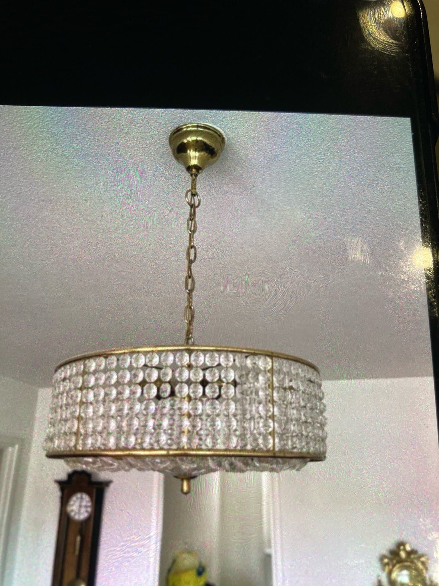 Kristallkronlampa äkta retro, original