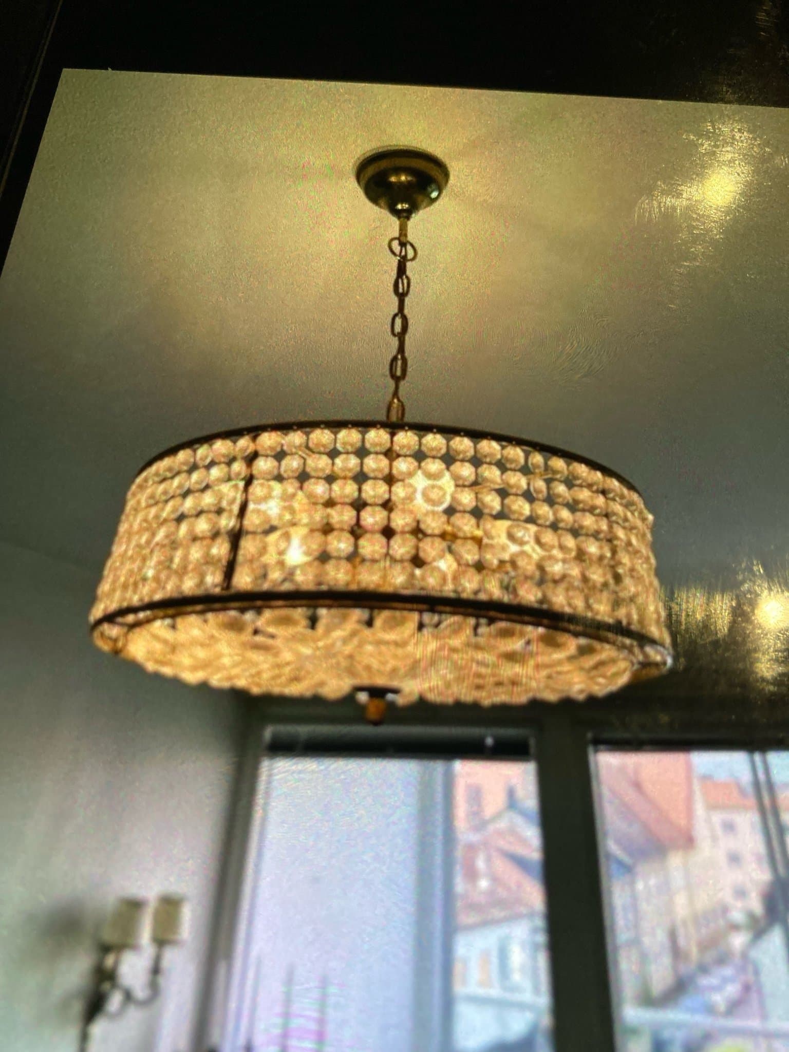 Kristallkronlampa äkta retro, original