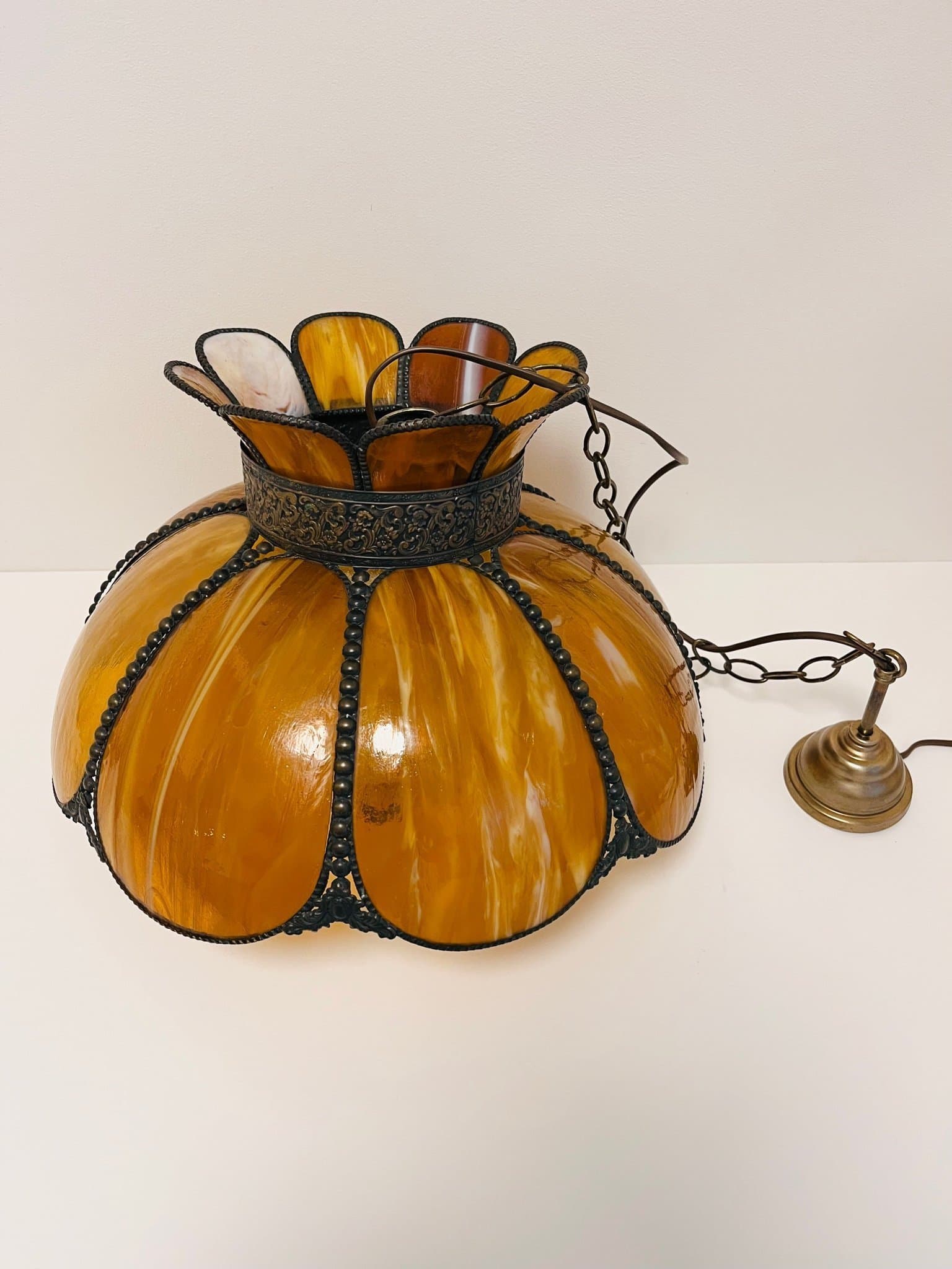 TAKLAMPA Tiffany-stil Reproduktion Made IN USA - Miranda. 1900,tal