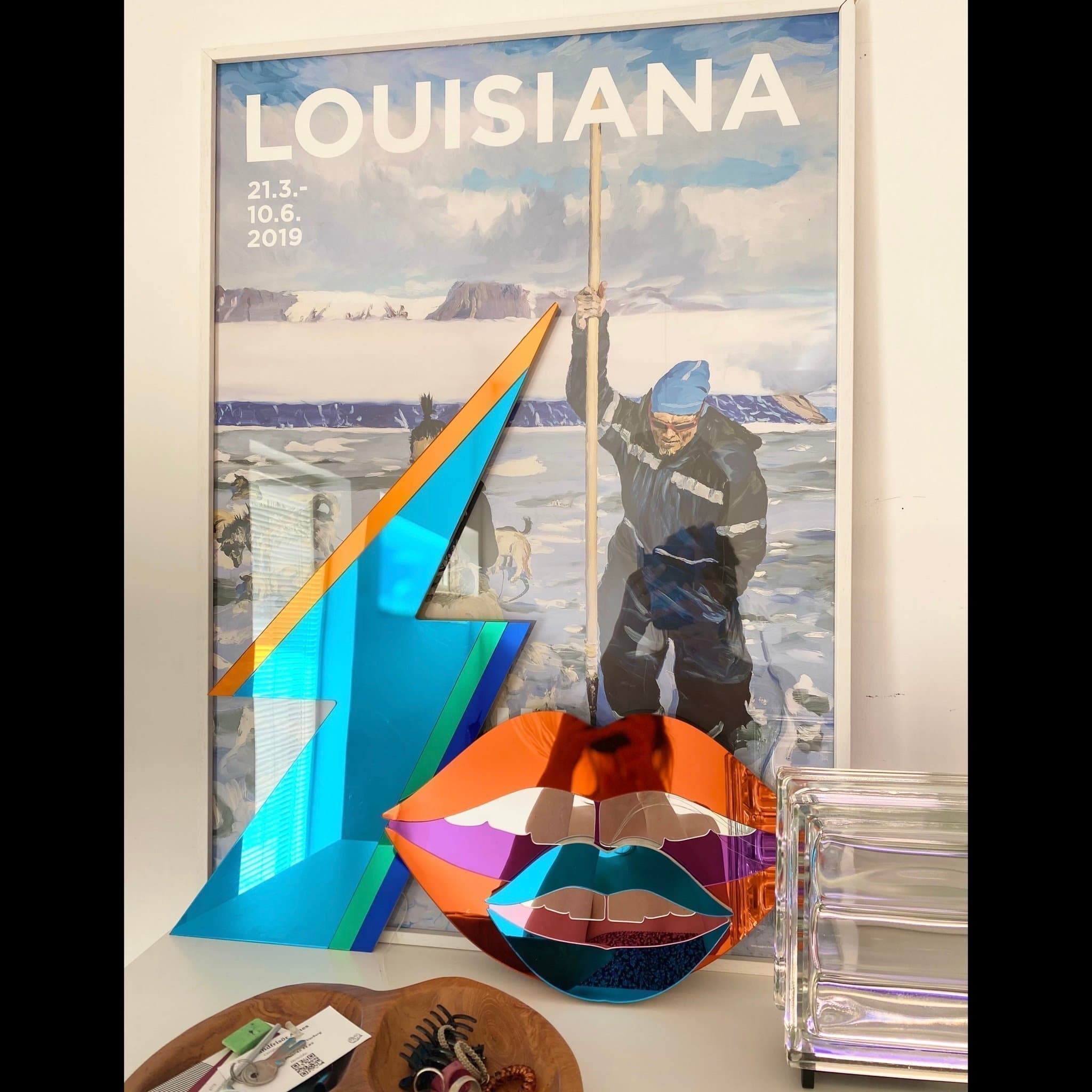 Nyskick spegel LIPS 39 x 23 cm