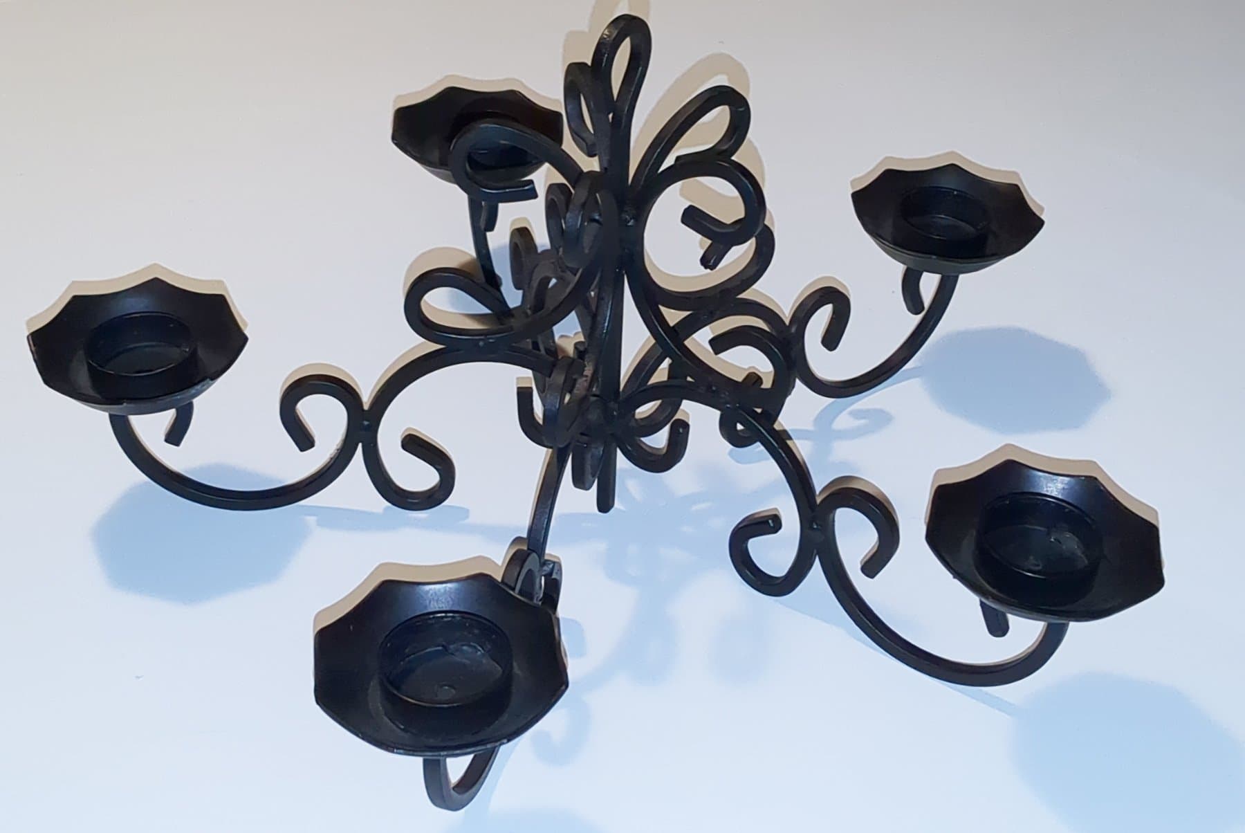 Takkrona i smide, 5 ljus