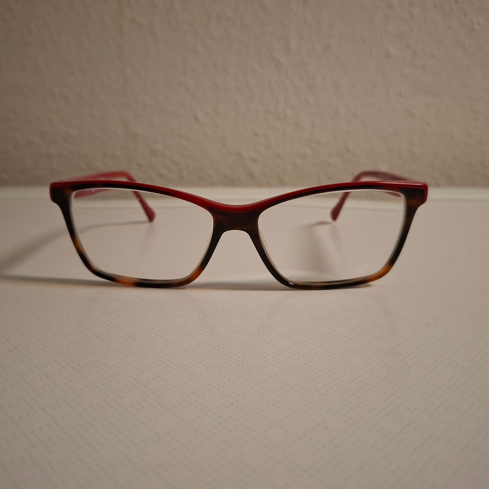XAVIER GARCIA BARCELONA ESTER 01 TORTOISE & RED EYEGLASSES 56-15-135mm