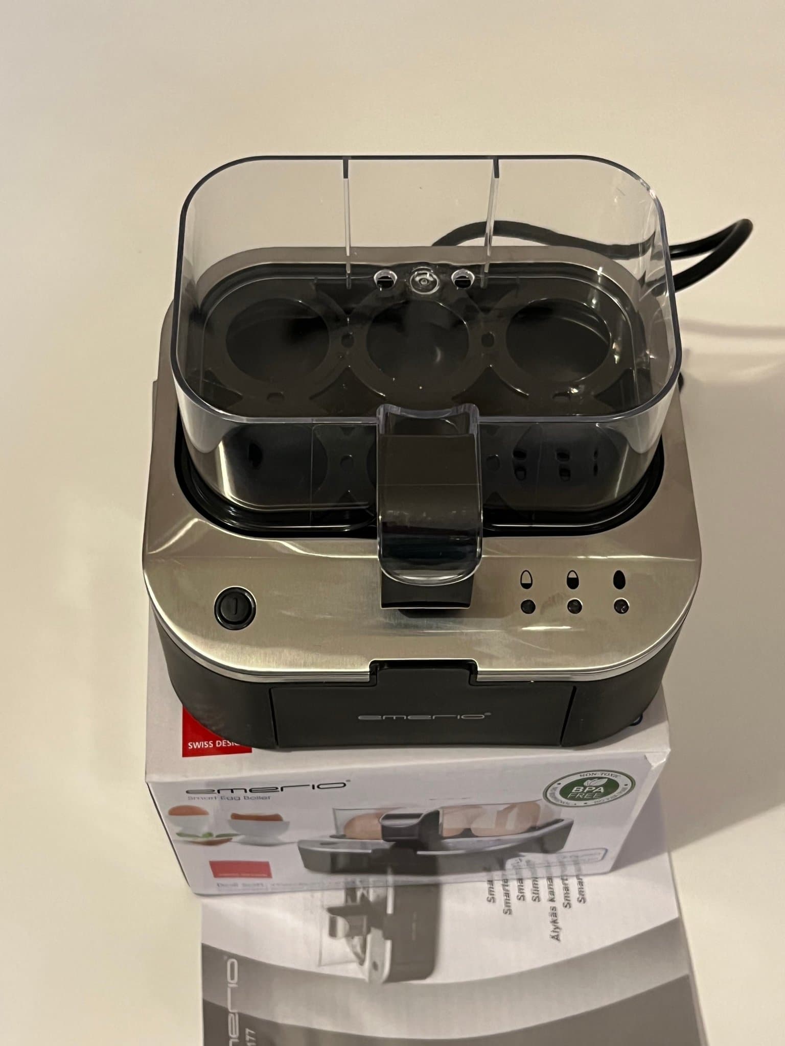 Äggkokare – “Talande äggkokaren” Black X