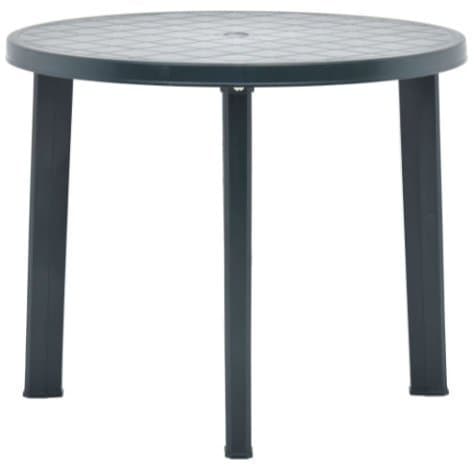 Ny Trädgårdsbord grön 89 cm i plast