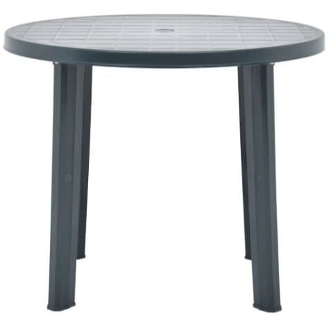 Ny Trädgårdsbord grön 89 cm i plast