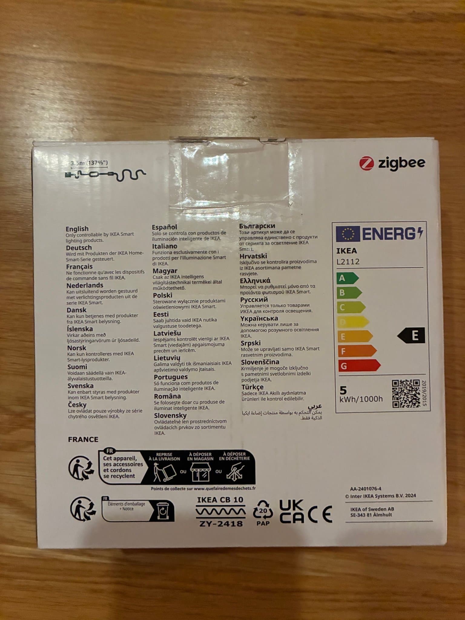 IKEA LED-slinga – kompatibel med IKEA Home Smart