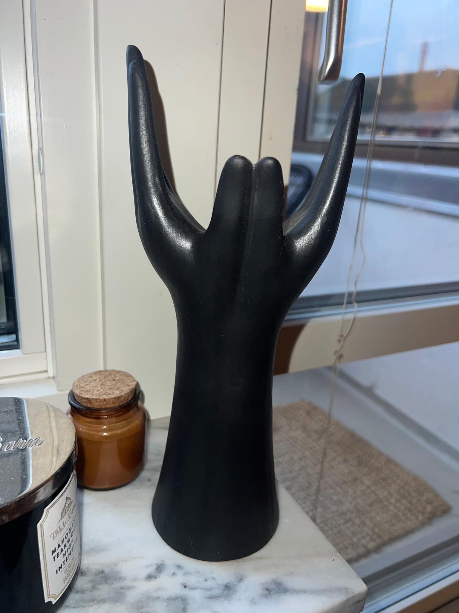 Ny svart vad från Stjernsund Kollektion Handformad Vas