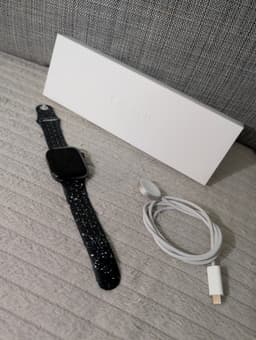 Apple Watch Series 10 GPS + Cel 46 mm skiffer titan, Nike sportband MidnightSky