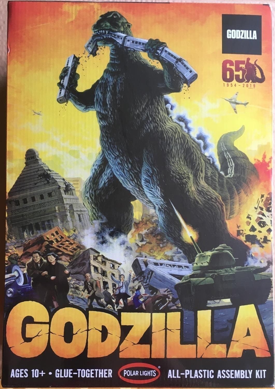 GODZILLA 16inch / ca 40.5cm TALL POLAR LIGHTS OÖPPNAD