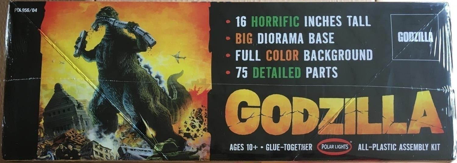 GODZILLA 16inch / ca 40.5cm TALL POLAR LIGHTS OÖPPNAD