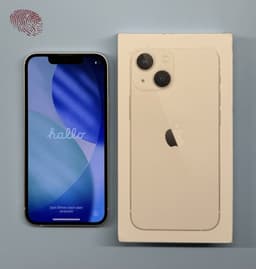 iPhone 13 mini, 128gb, starlight, nyskick/ utmärkt skick, nytt original batteri