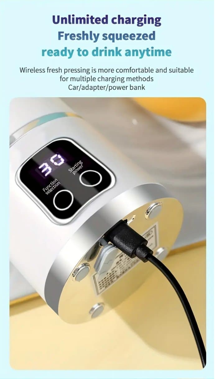 Uppladdningsbar juicepress