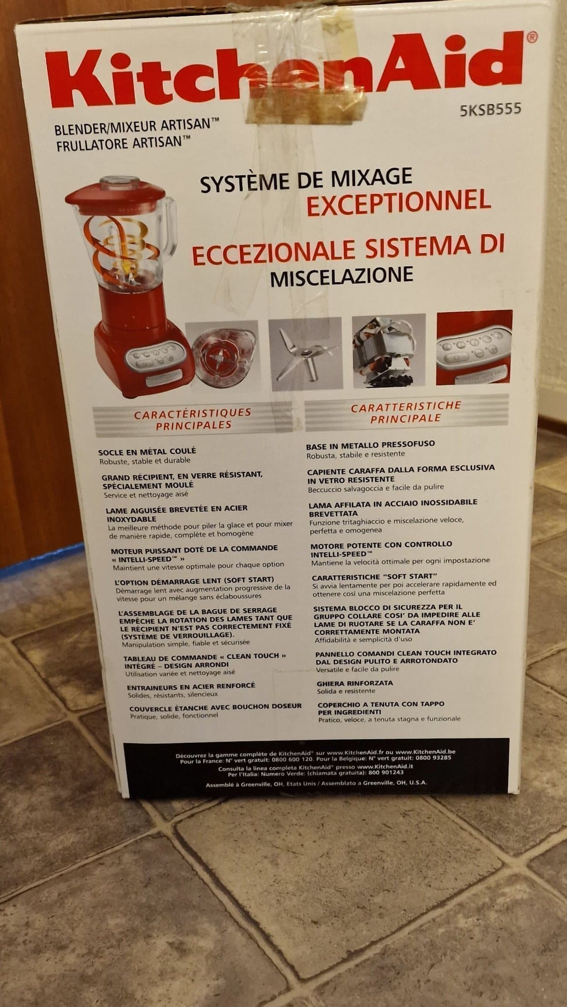 KitchenAid Artisan Blender 5KSB555. Helt ny oanvänd.