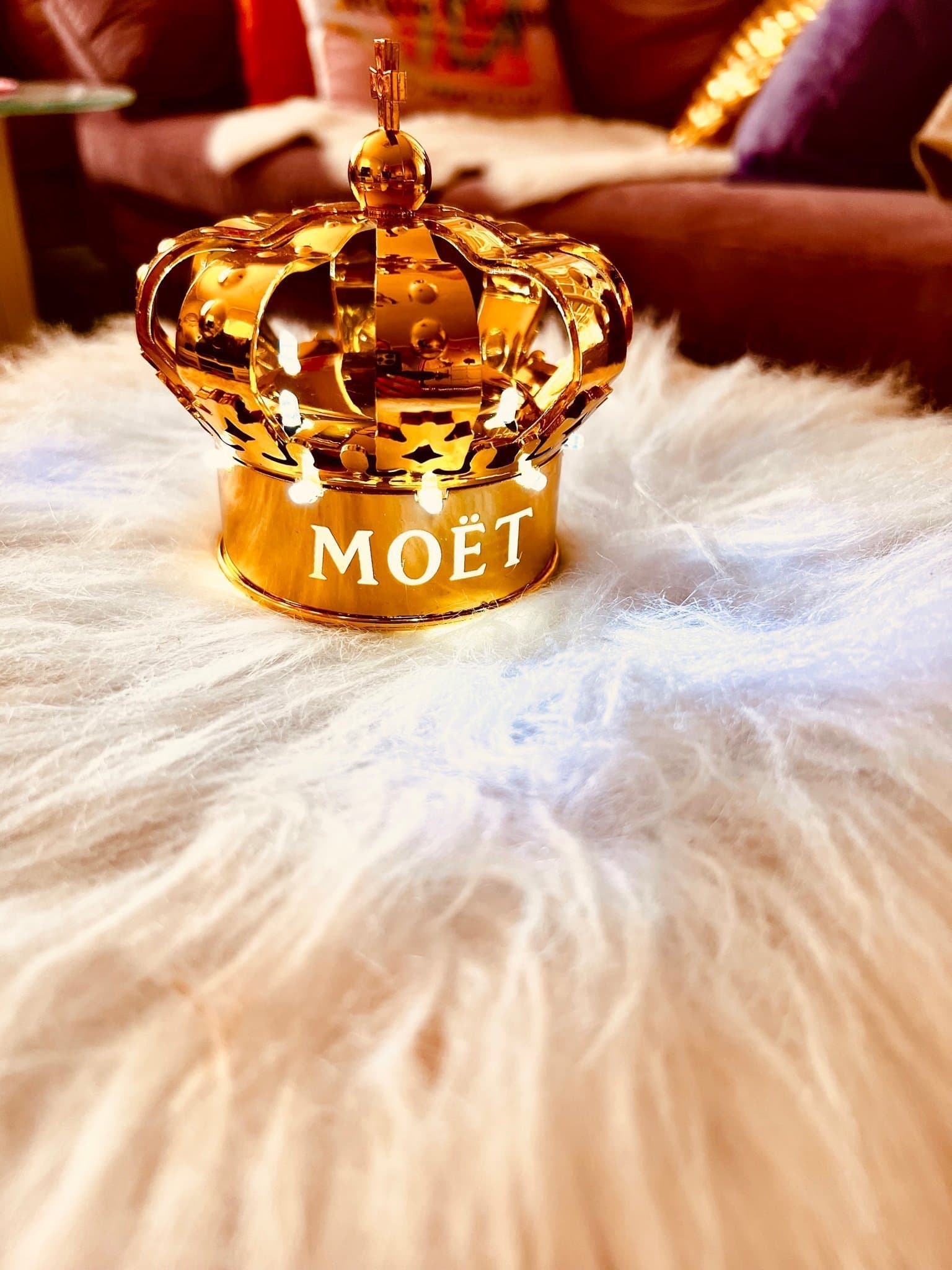 Moet & Chandon blinkande led usb ljuskrona ny i förpackning julklapp nyår!