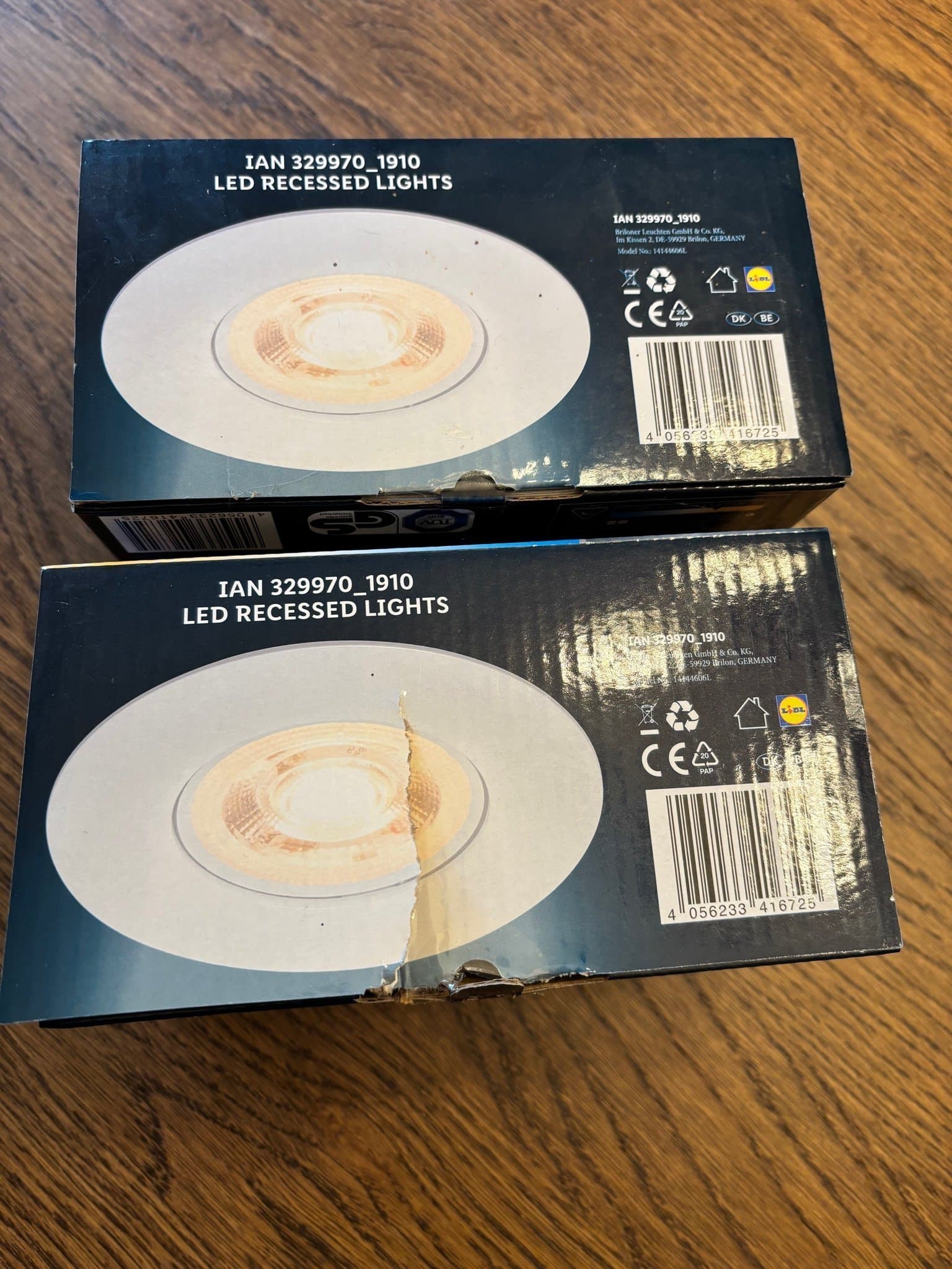 LIVARNO LUX LED Infällda spotlights - 3 x 5 st