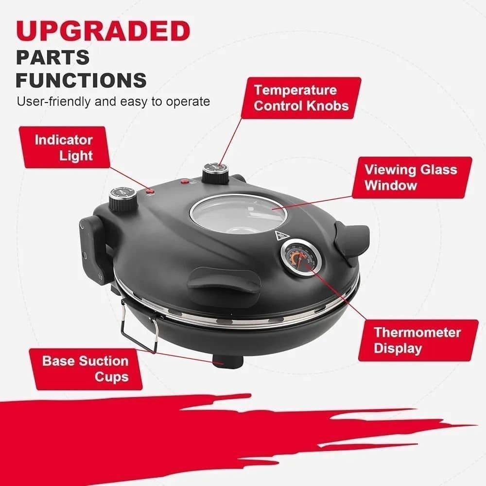 Ny! Klaif Elektrisk Pizzaugn | 420°C | Nypris 1000kr