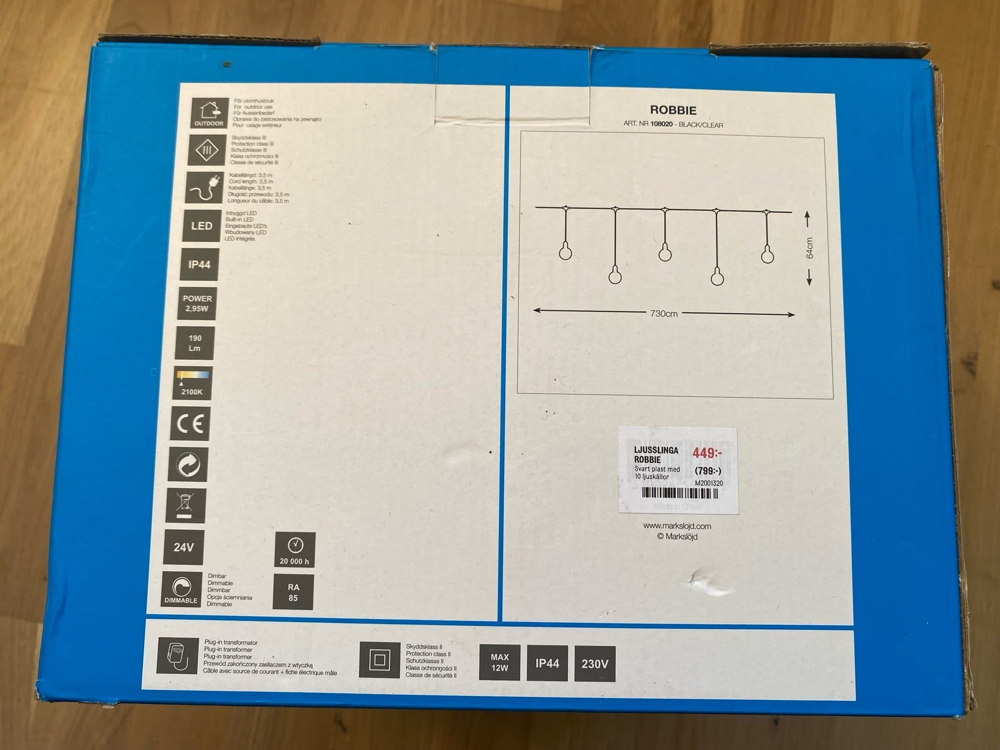 Markslöjd Robbie Ljusslinga