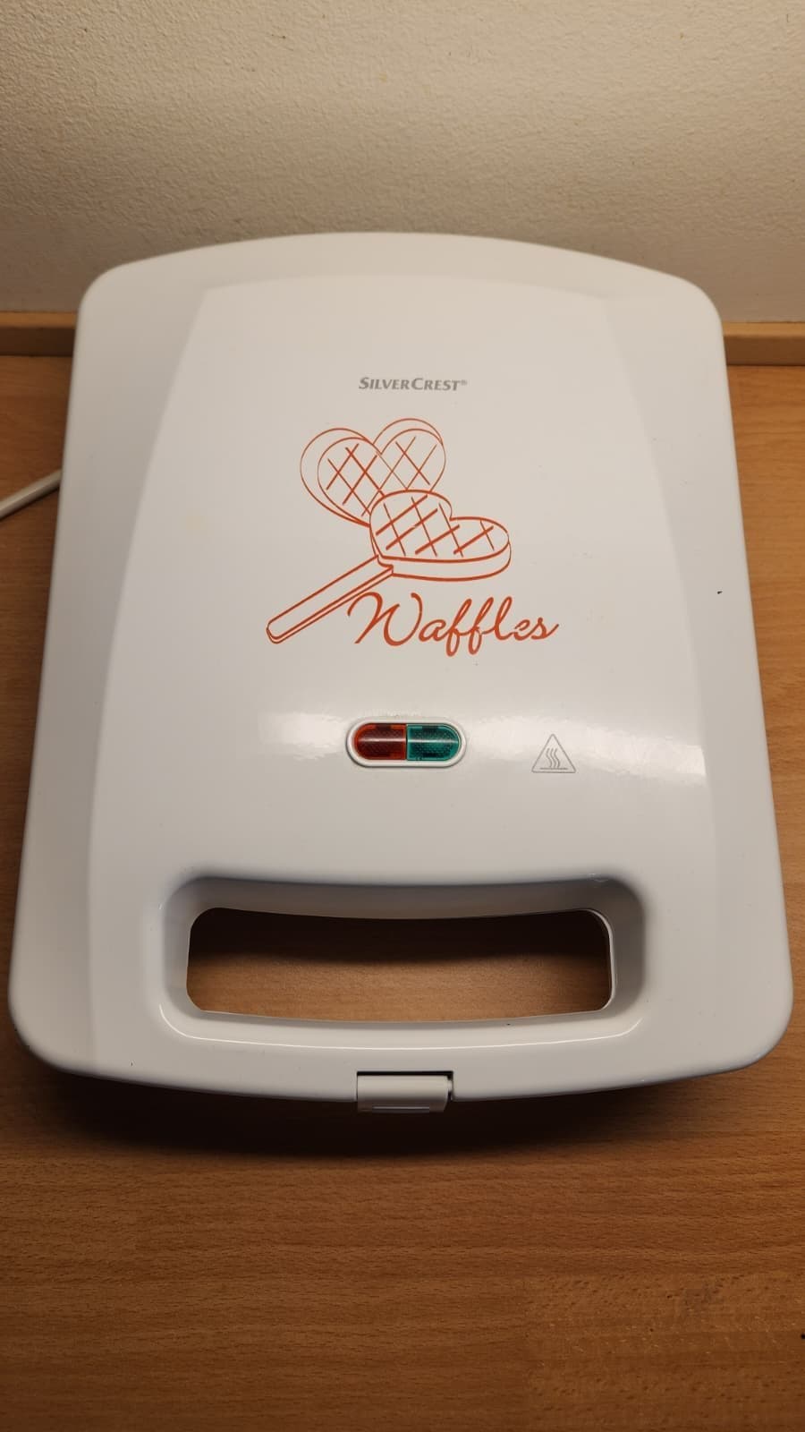 SilverCrest Våffeljärn för Hjärtformade Våfflor – 1400W