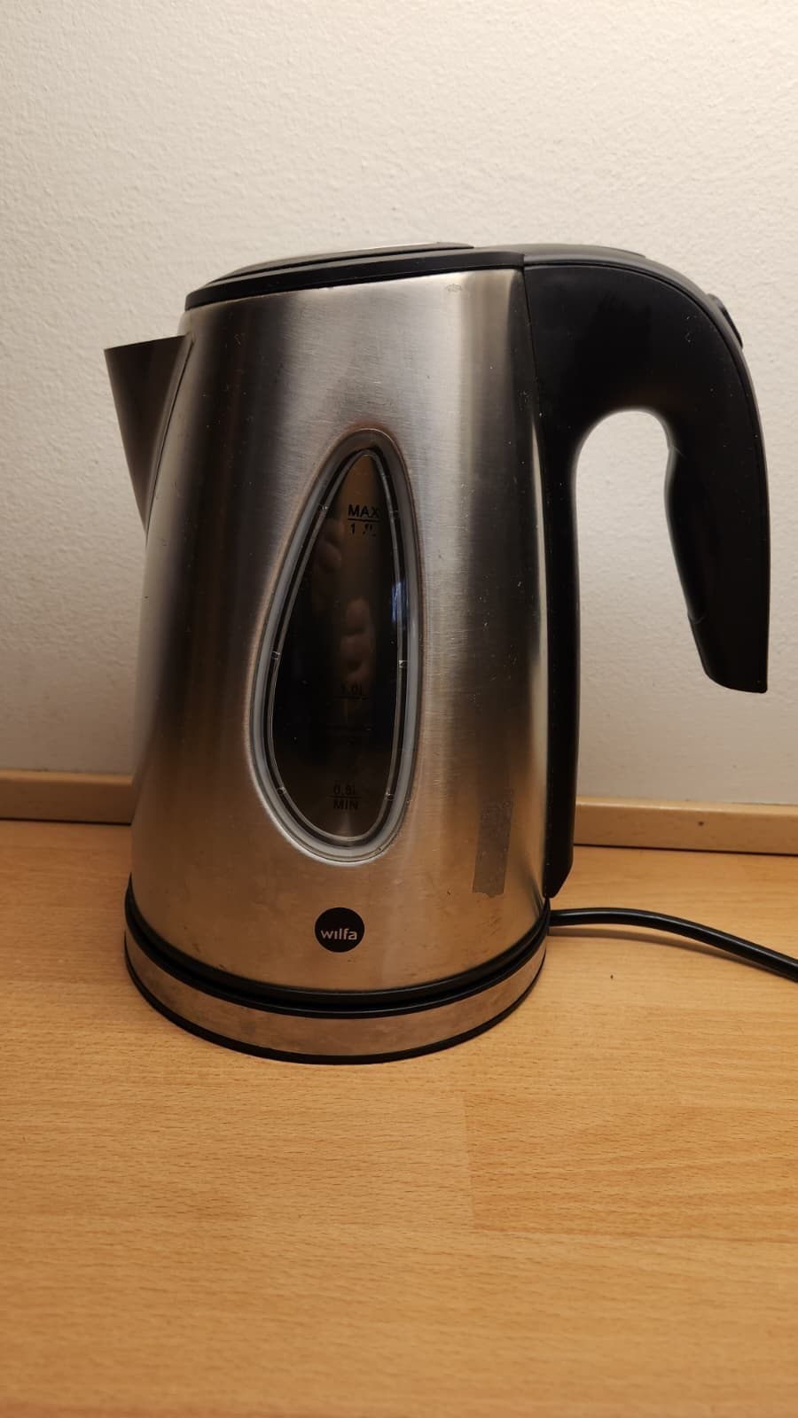 Wilfa Vattenkokare 1,7L – Rostfritt stål (Modell WK-6)