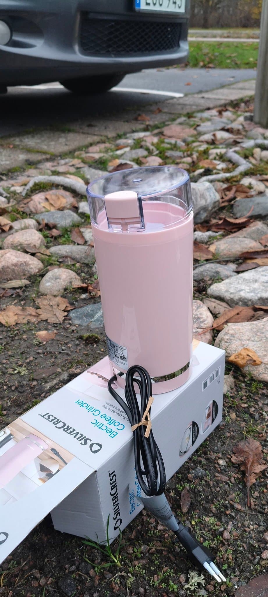 Elektrisk Kaffekvarn Silvercrest rosa
