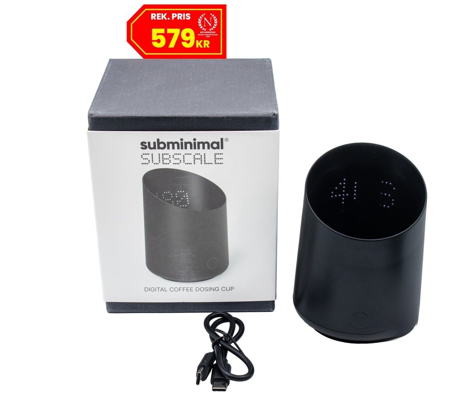 NY Subminimal Kaffevåg SubScale • Digital Kaffevåg för Espresso & Pour-Over •S-Å