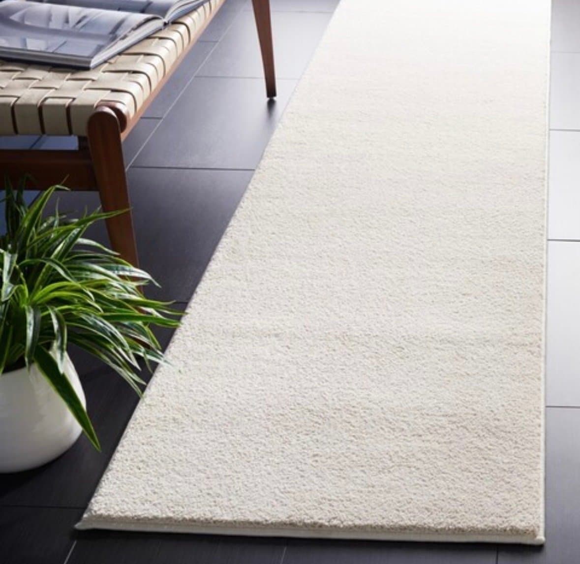 Lyxigt Vit Matta 80x300