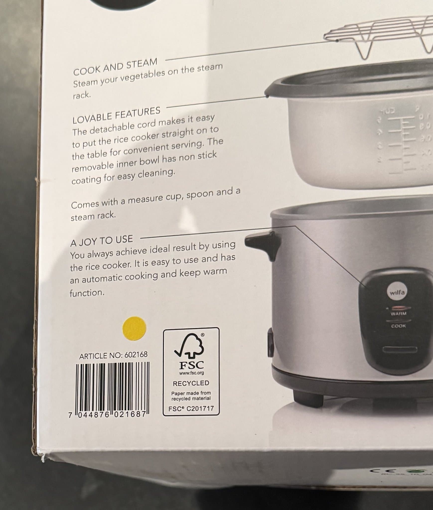 Wilfa Inari riskokare RC5S