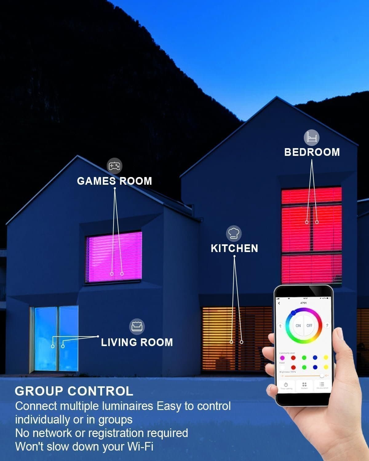 NYA! Varicart 6 x 7W Spotlights. Dimmable LED Spotlights.