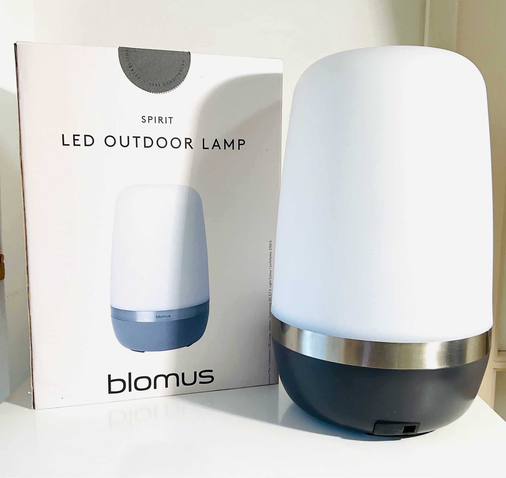 Blomus Spirit Led Outdoor Lamp. Trådlös. Design Nina Thöming. Ny och oanvänd.