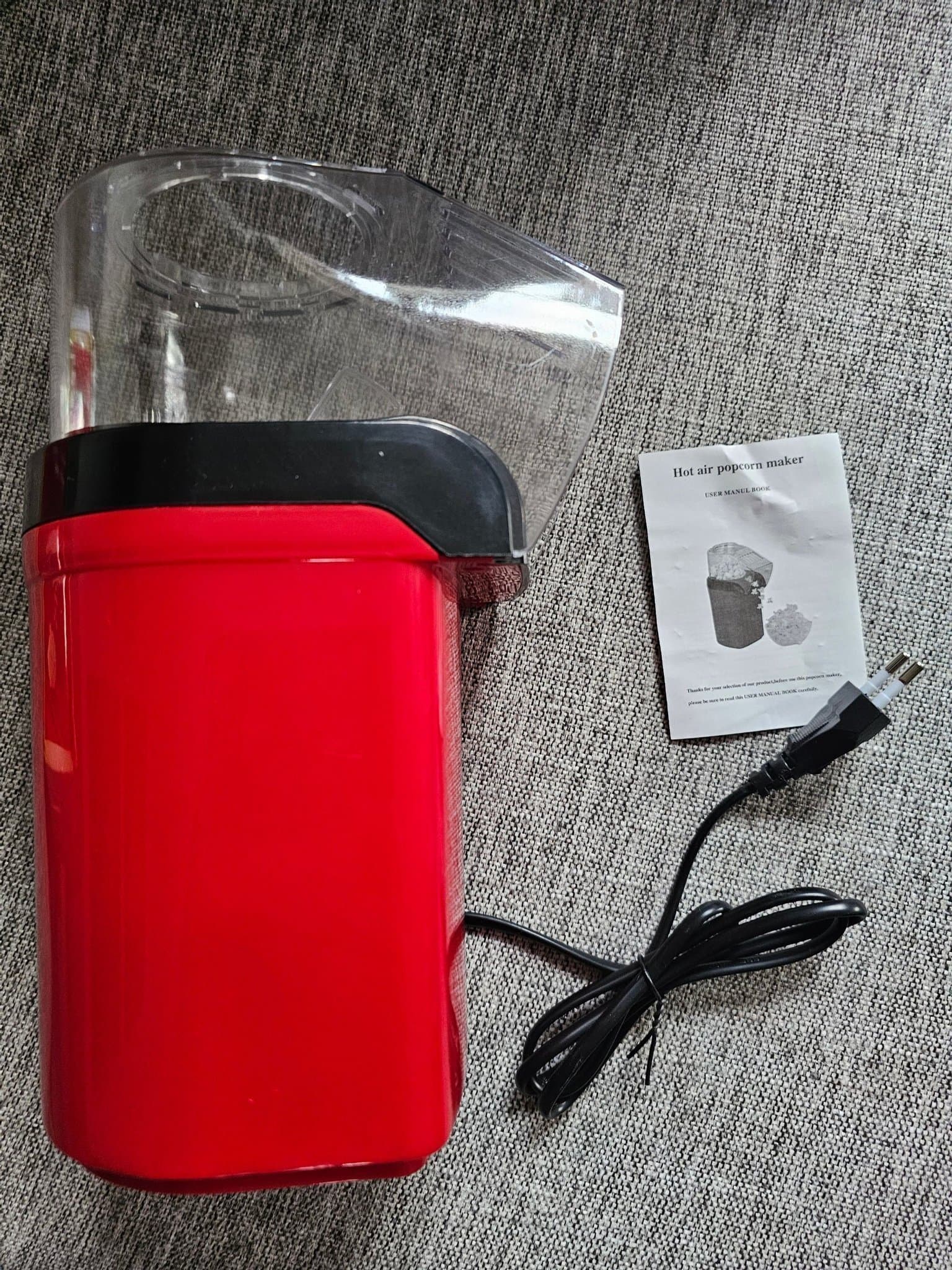 Hot Air Popcorn Maker - NY