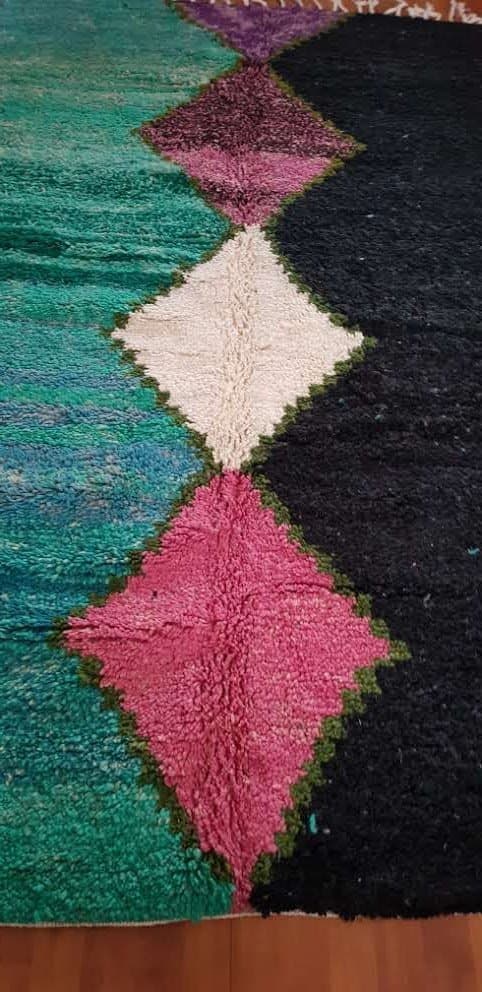 Handknuten Berber matta - 255x160cm