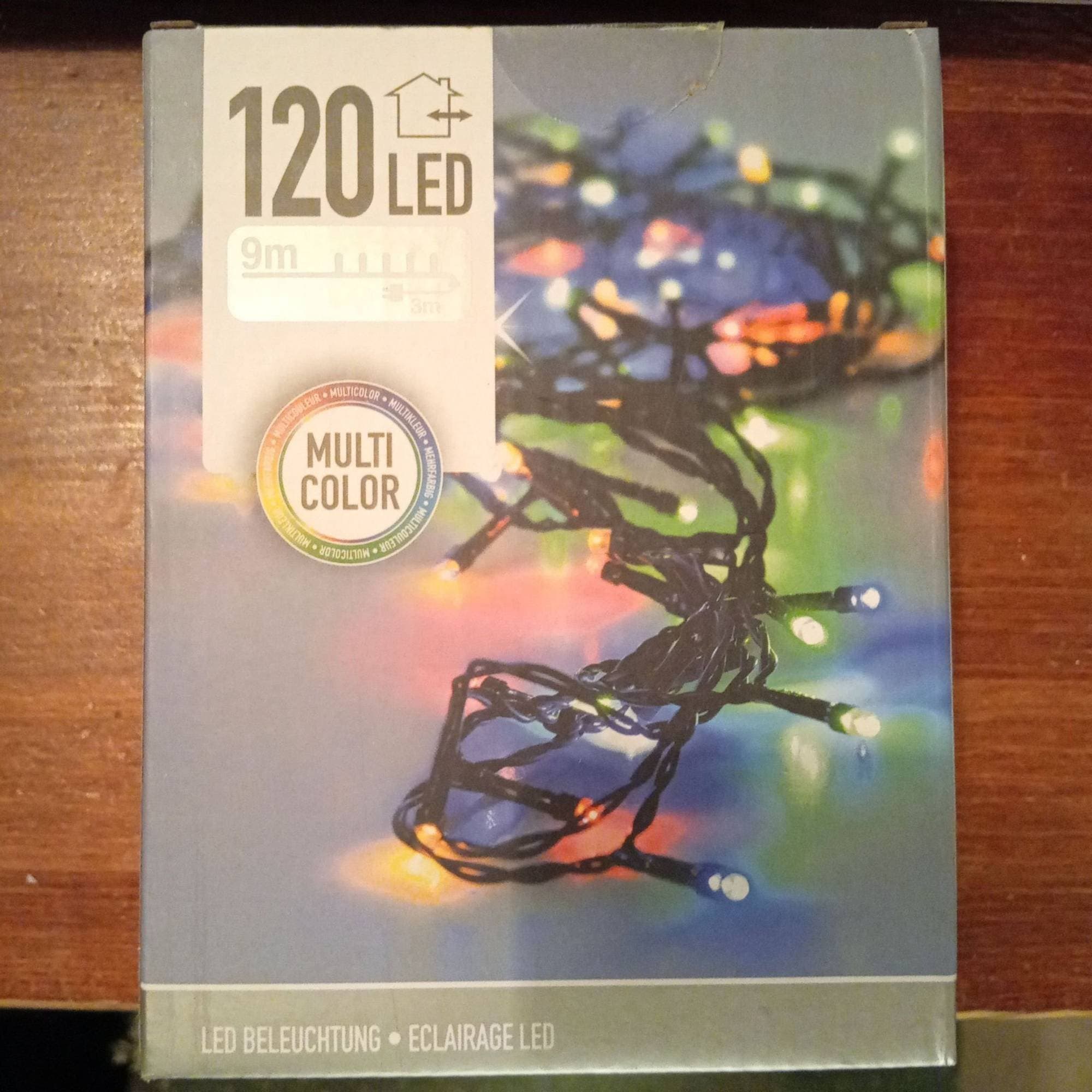 LED Ljusslinga 120 LED Multi Color 9m