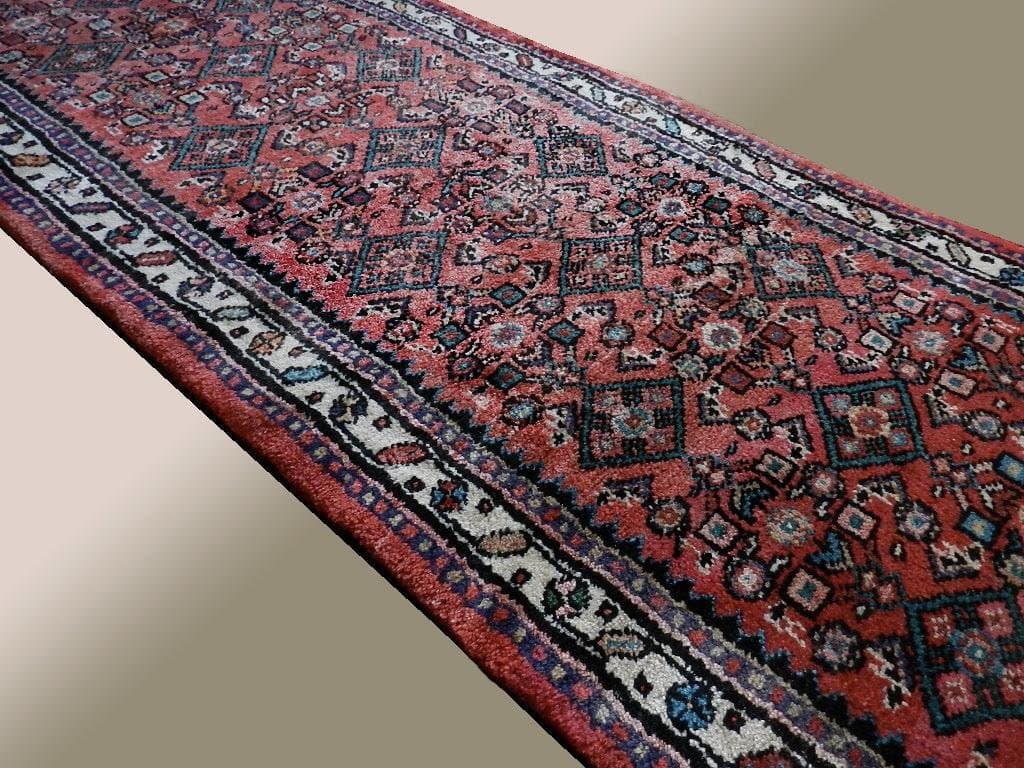 ÄKTA HANDKNUTEN GALLRIMATTAN