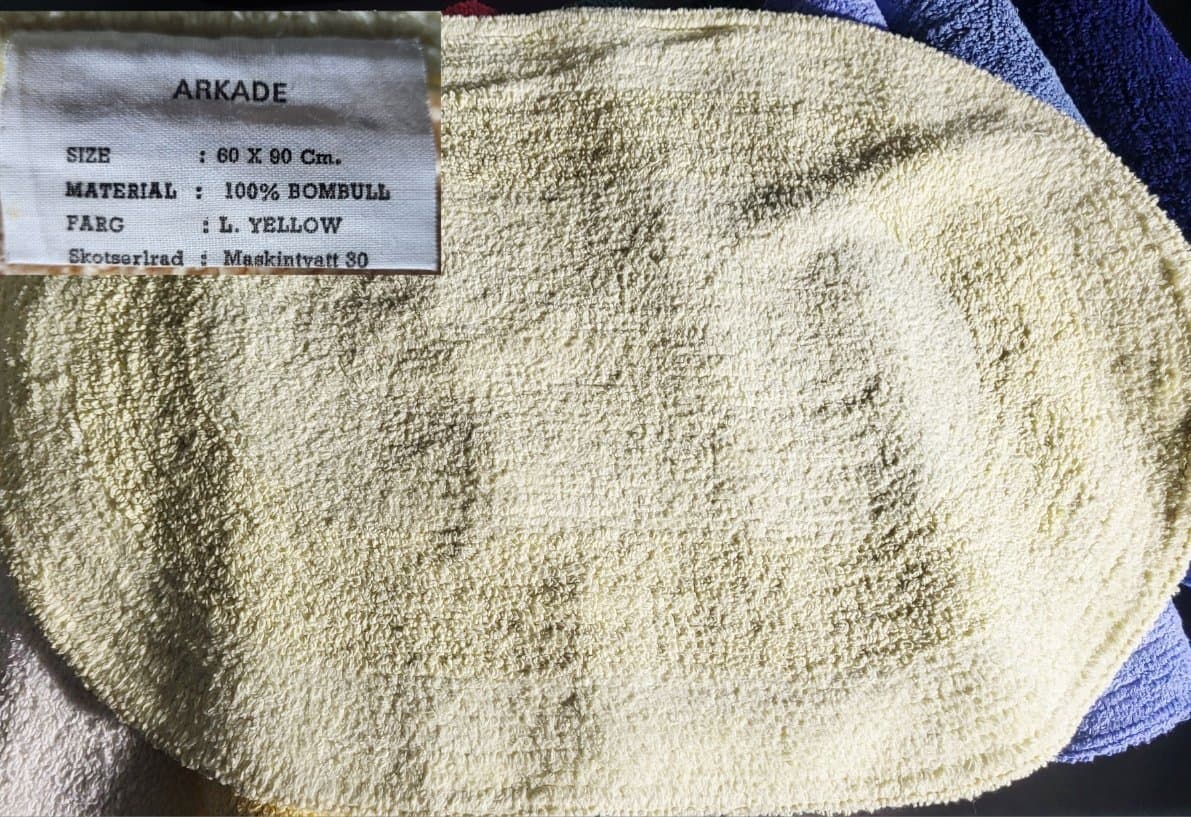 Ny badrumsmatta 100% bomull 60x90cm