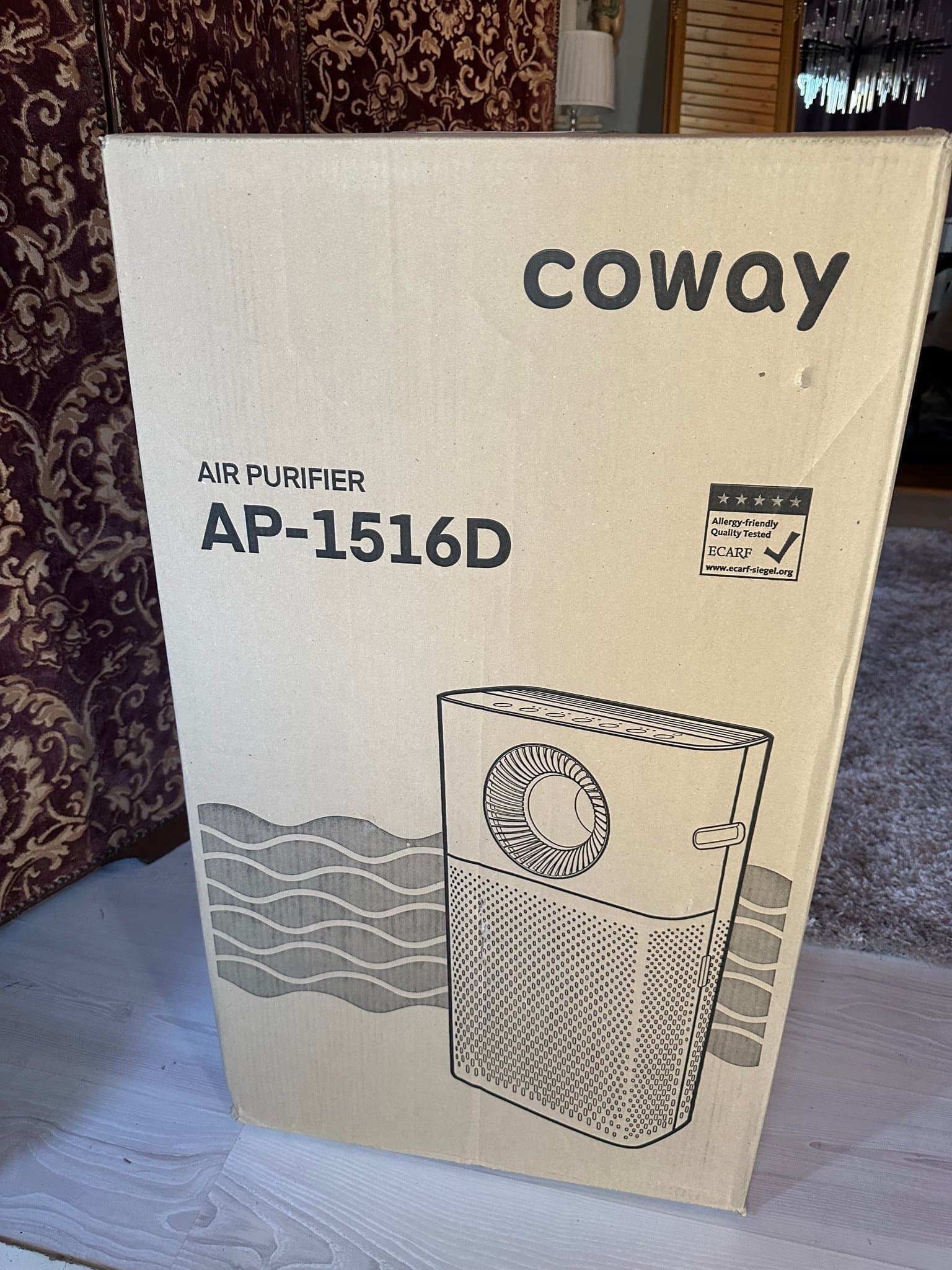 Luftrenare Coway Storm AP-1516D – Ny, endast uppackad för foto