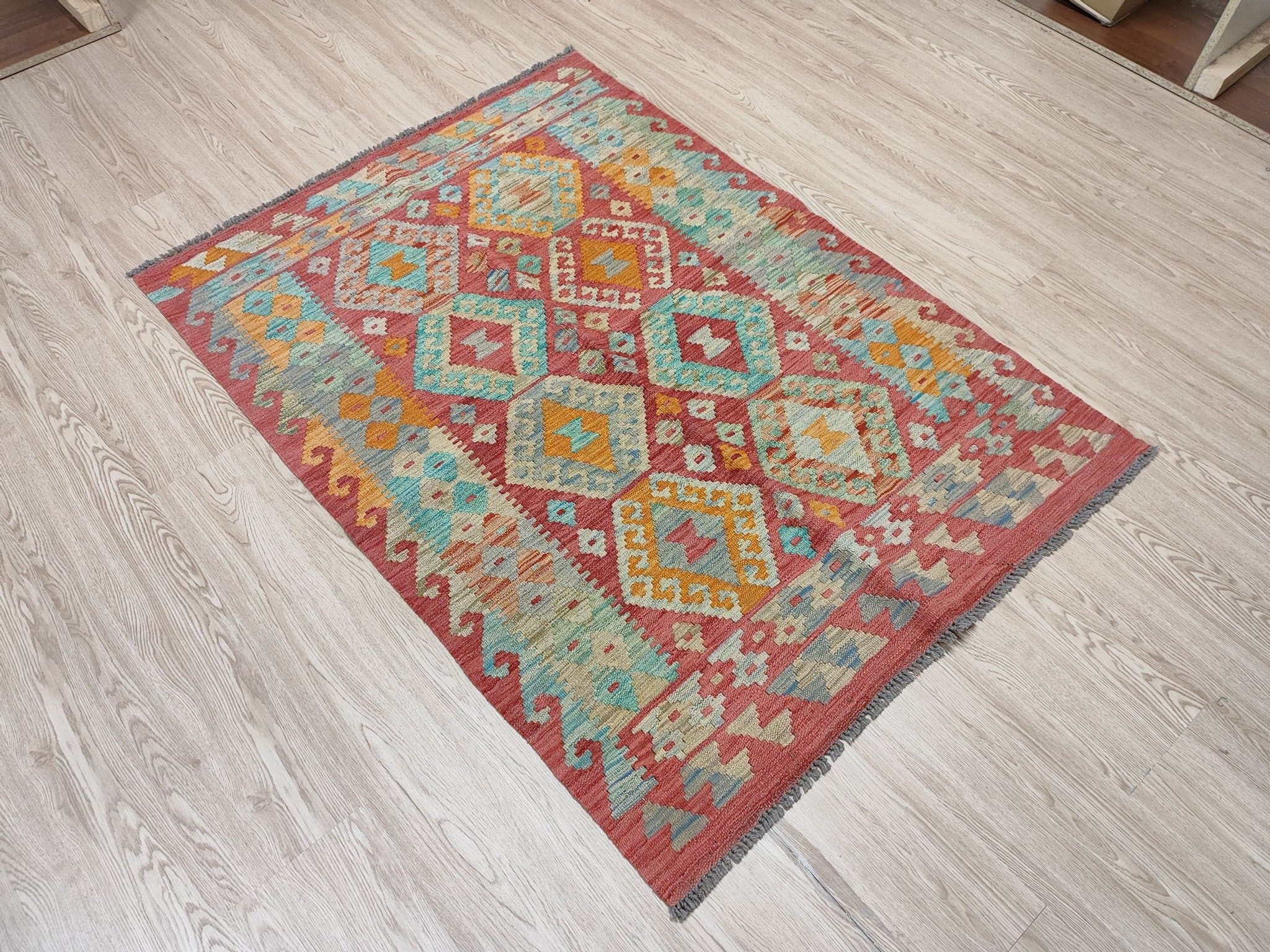 Färgglad Matta 102 X 138 cm