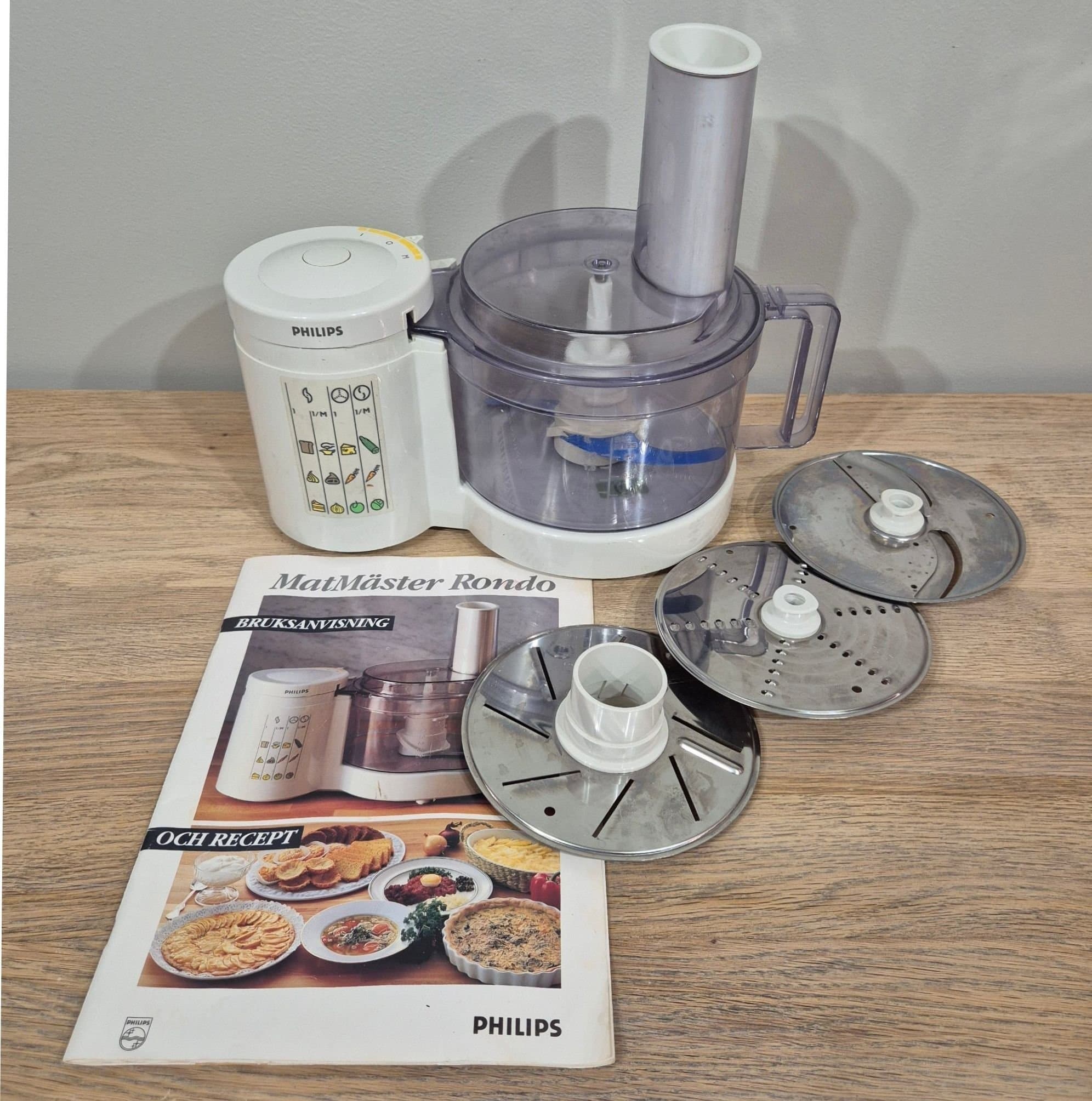 Philips Matmäster Rondo - Matberedare / Hushållsassistent / Köksassistent Retro