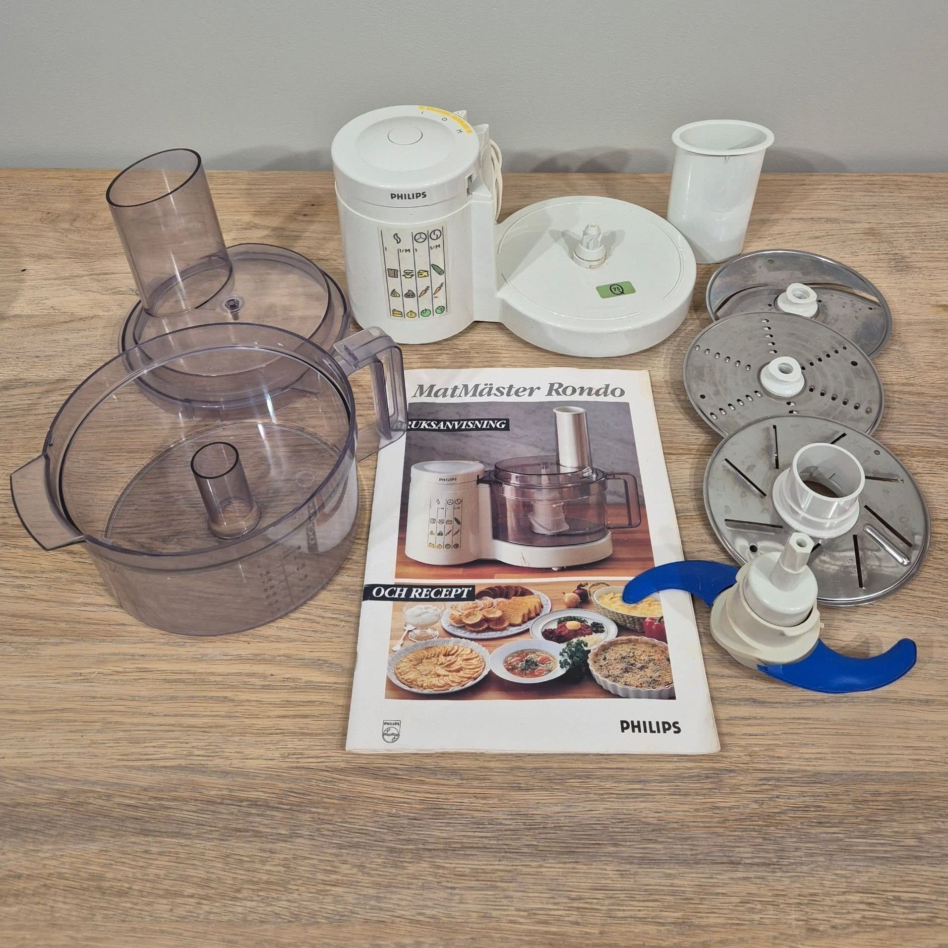 Philips Matmäster Rondo - Matberedare / Hushållsassistent / Köksassistent Retro