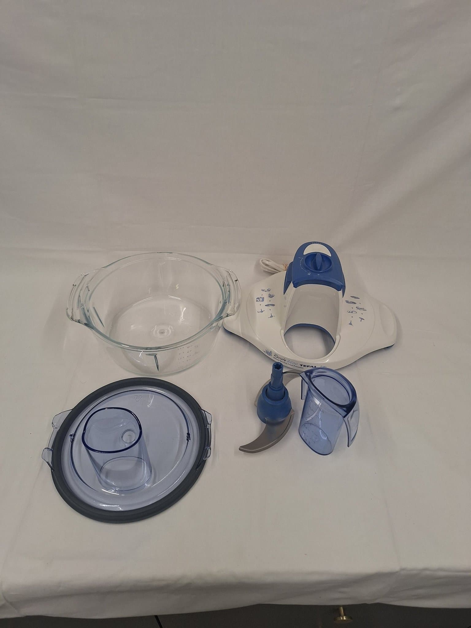 Tefal Rondo 2500 Annorlunda Mixer / Slicer / Blender - Retro - Glasskål