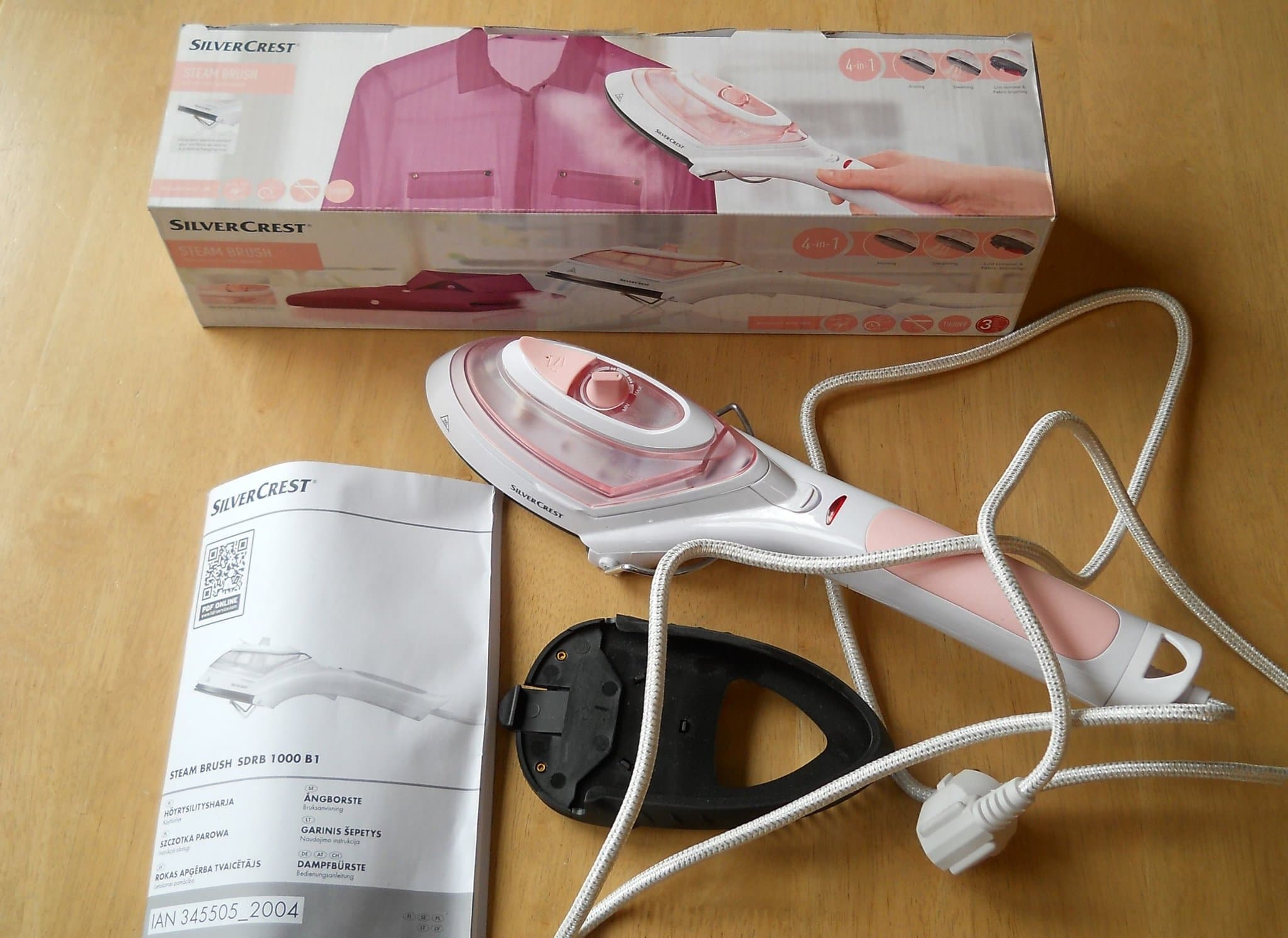 Steamer Steam Brush 4 in 1. Ångborste SilverCrest OANVÄND