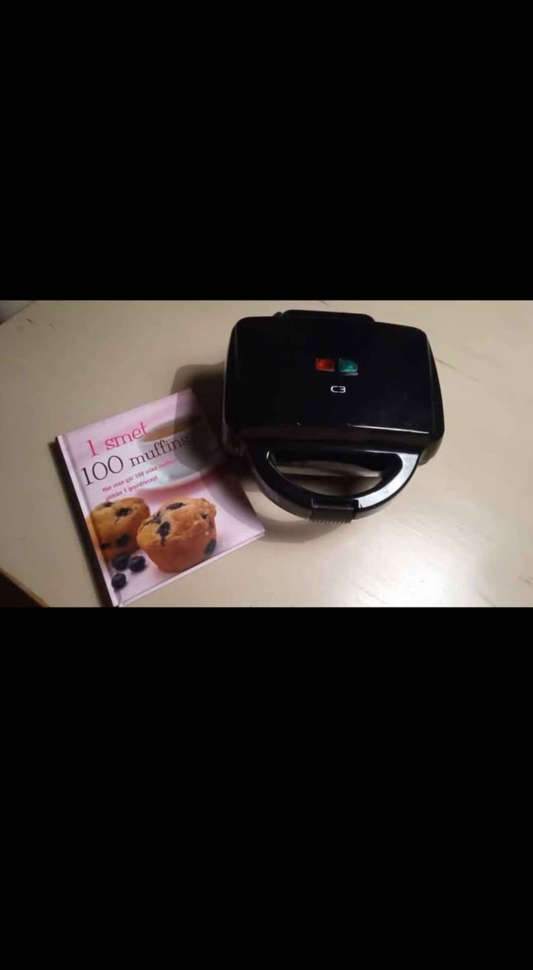 Muffinsmaskin C3 med receptbok