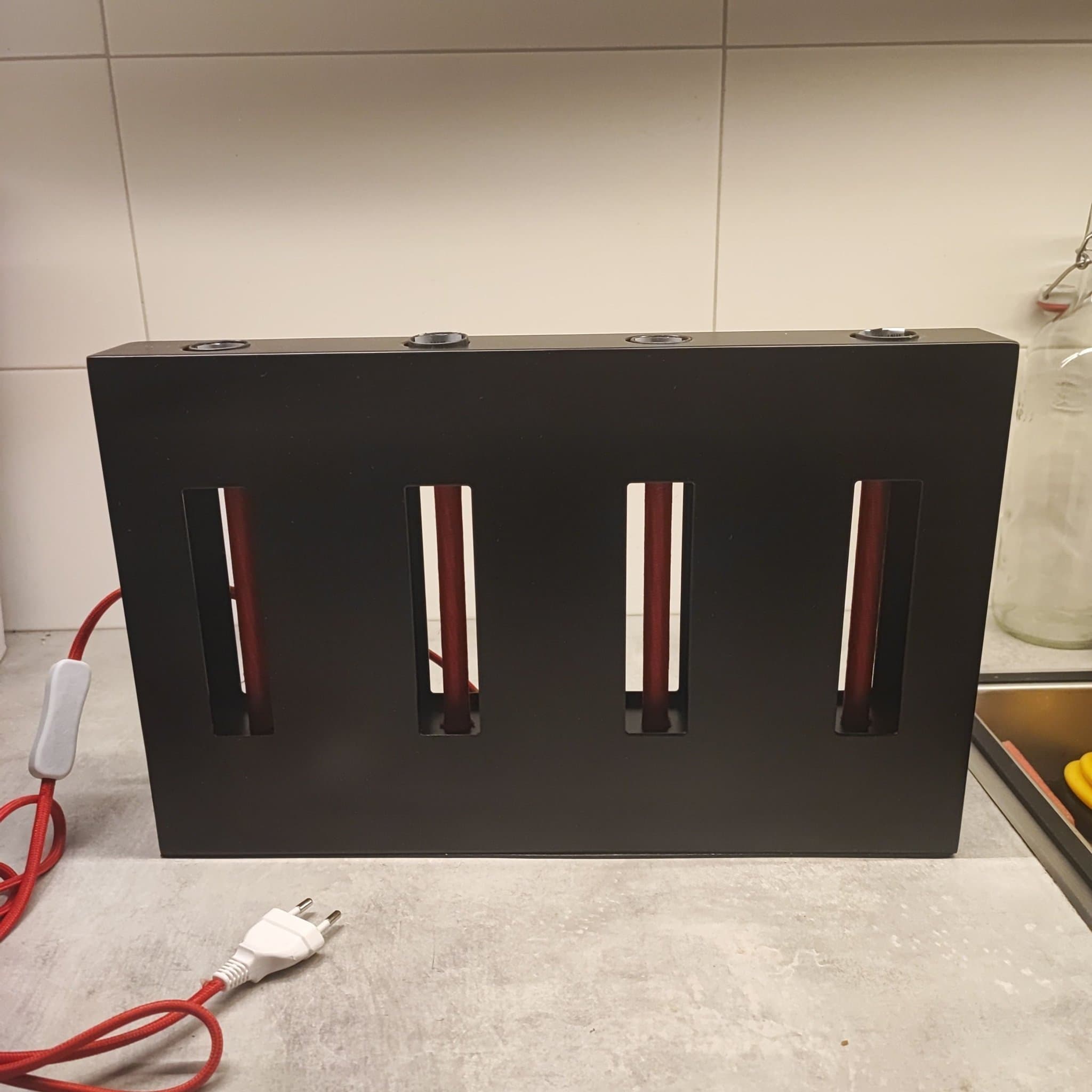 Oriva kloss adventsljusstake lampa ny i kartong