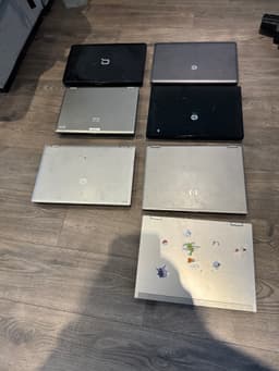 7st med HP laptops bärbara Datorer
