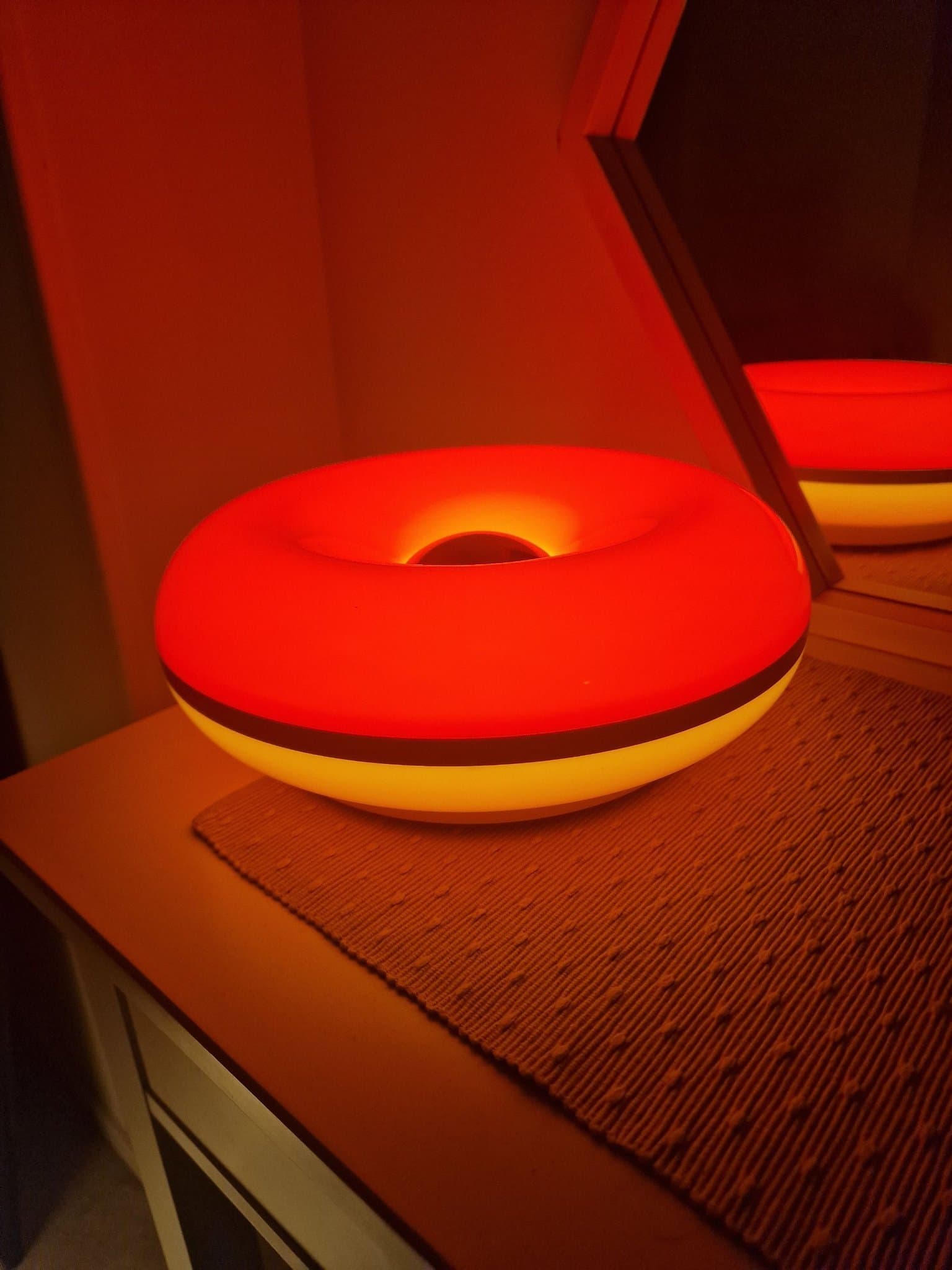 Ny! +RGB, American Style, Bordslampa vägglampa - Donut Vintage Bauhaus Design