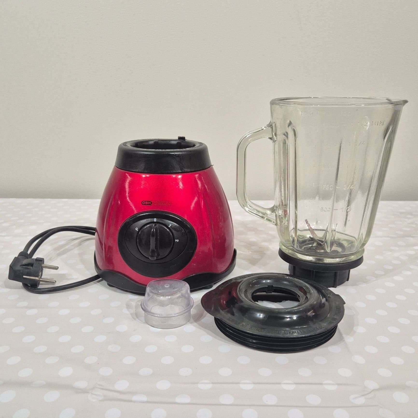 OBH NORDICA 6637 - Blender / Mixer - Retro - 500W - 1500ml