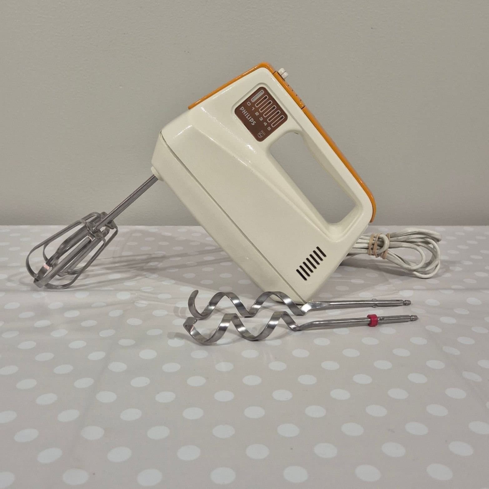 Philips HR 1182 Elvisp / Visp - Orange - Retro - Julklappstips - 150W