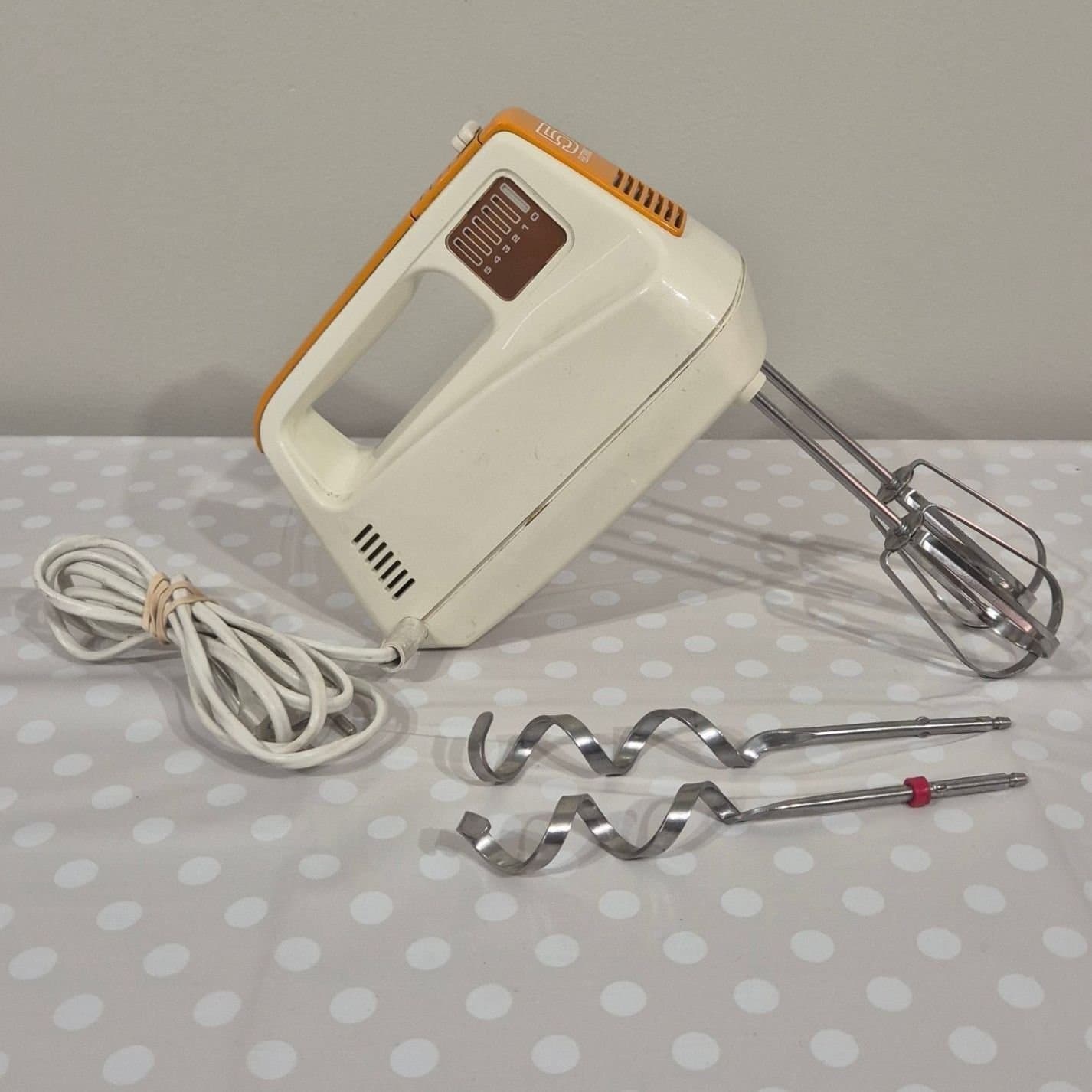 Philips HR 1182 Elvisp / Visp - Orange - Retro - Julklappstips - 150W